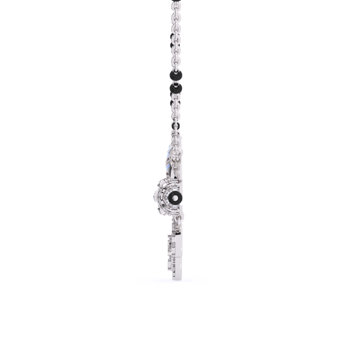 Lavish Cluster Diamond Mangalsutra